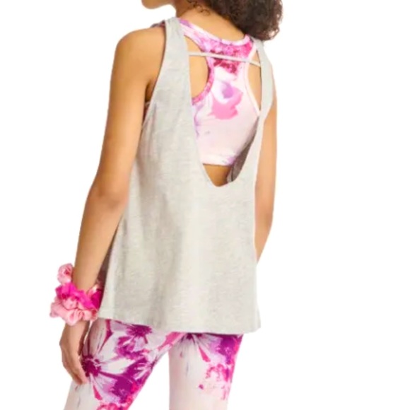 NWT! JUSTICE GIRLS “Dance” TANK WITH BUILT IN BRA🩷 Size:XL 16/18 - Picture 5 of 12